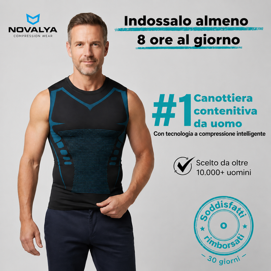 NovaShape™ | Canottiera Modellante da Uomo